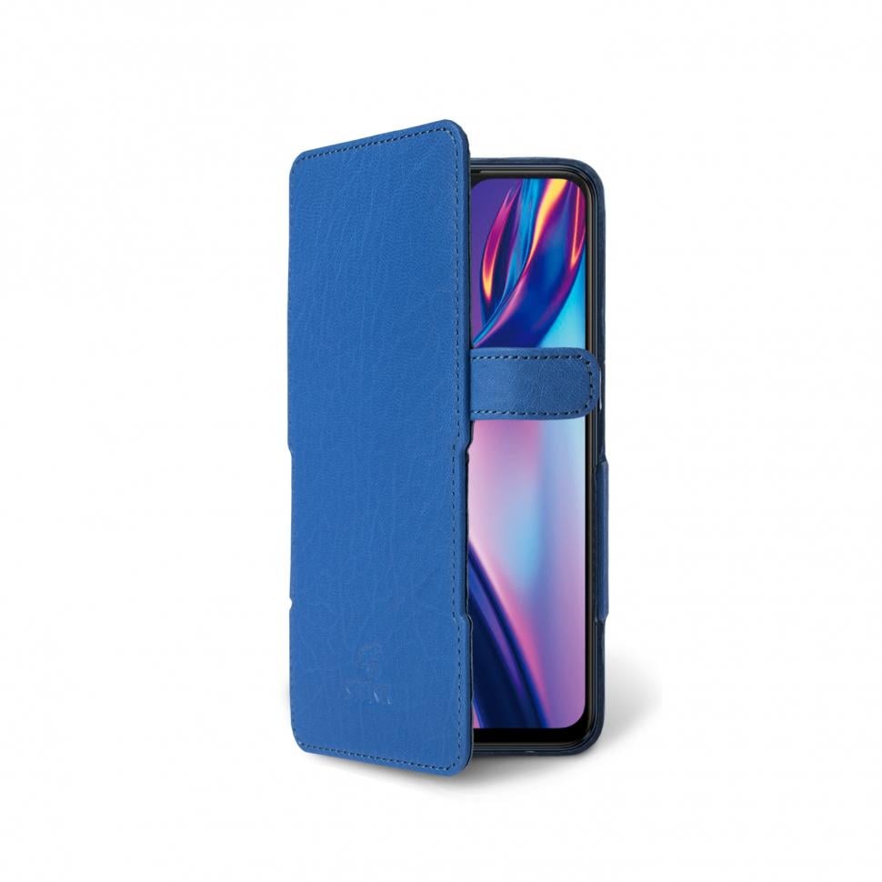 Чехол книжка Stenk Prime для OPPO A12 Ярко-синий (66982)