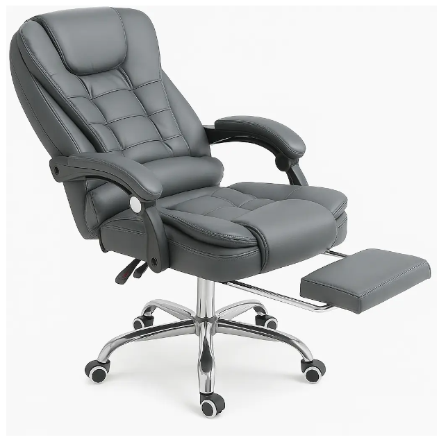 Крісло офісне Diego D2 Сірий - фото 3