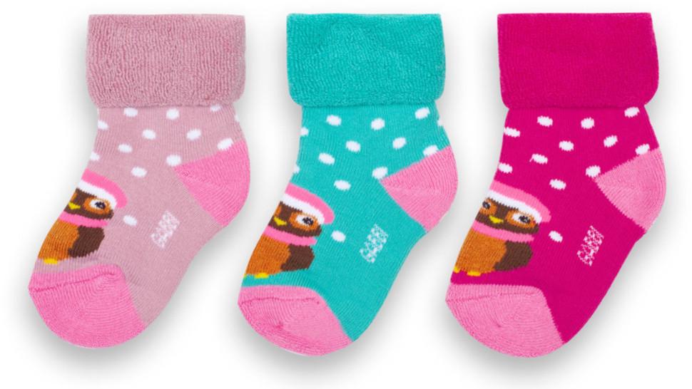 Носки детские хлопковые махровые для девочки Gabbi NSD-137 р. 10-12 6 пар (90137)