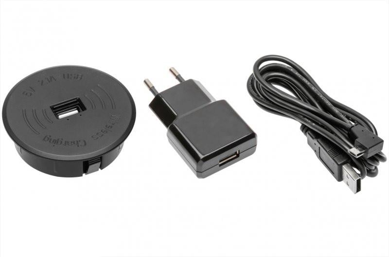 Зарядное устройство беспроводное GTV с USB-разъемом источником питания и проволокой 2 м (AE-ZUSB-21)