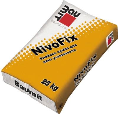 Клей для теплоізоляції для плит Baumit NivoFix професійний 25 кг