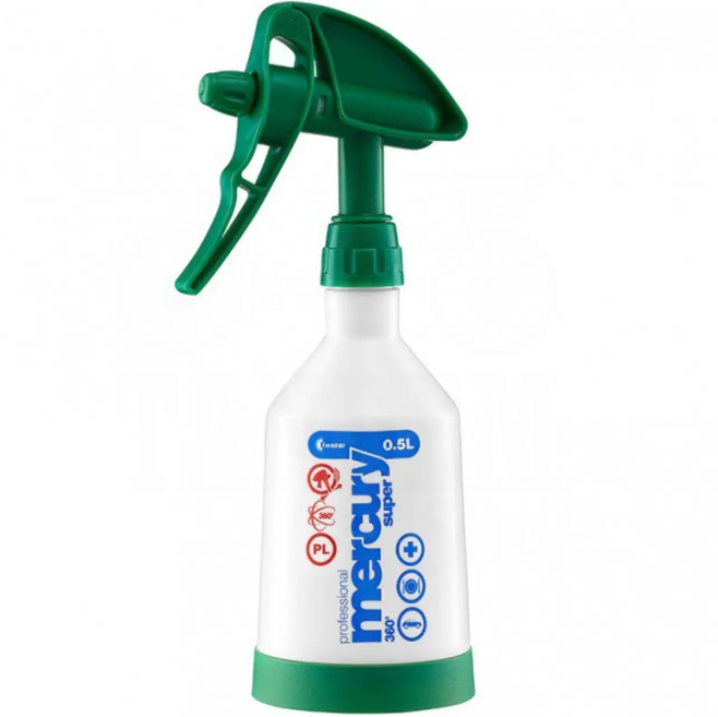 Распылитель механический двойного действия Kwazar Merkury Super 360° Pro+ ph 6-8 500 мл Зеленый Распылитель механический двойного действия Kwazar Merkury Super 360° Pro+ ph 6-8 500 мл Зеленый
