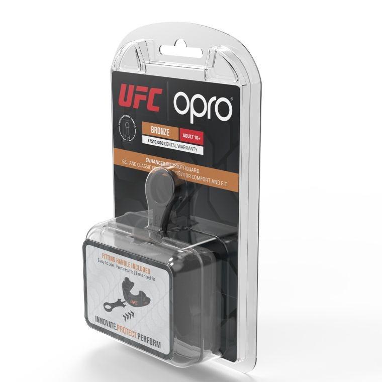 Капа для взрослых Opro UFC с 11 лет Red/Bronze (ufc.102512002) - фото 9