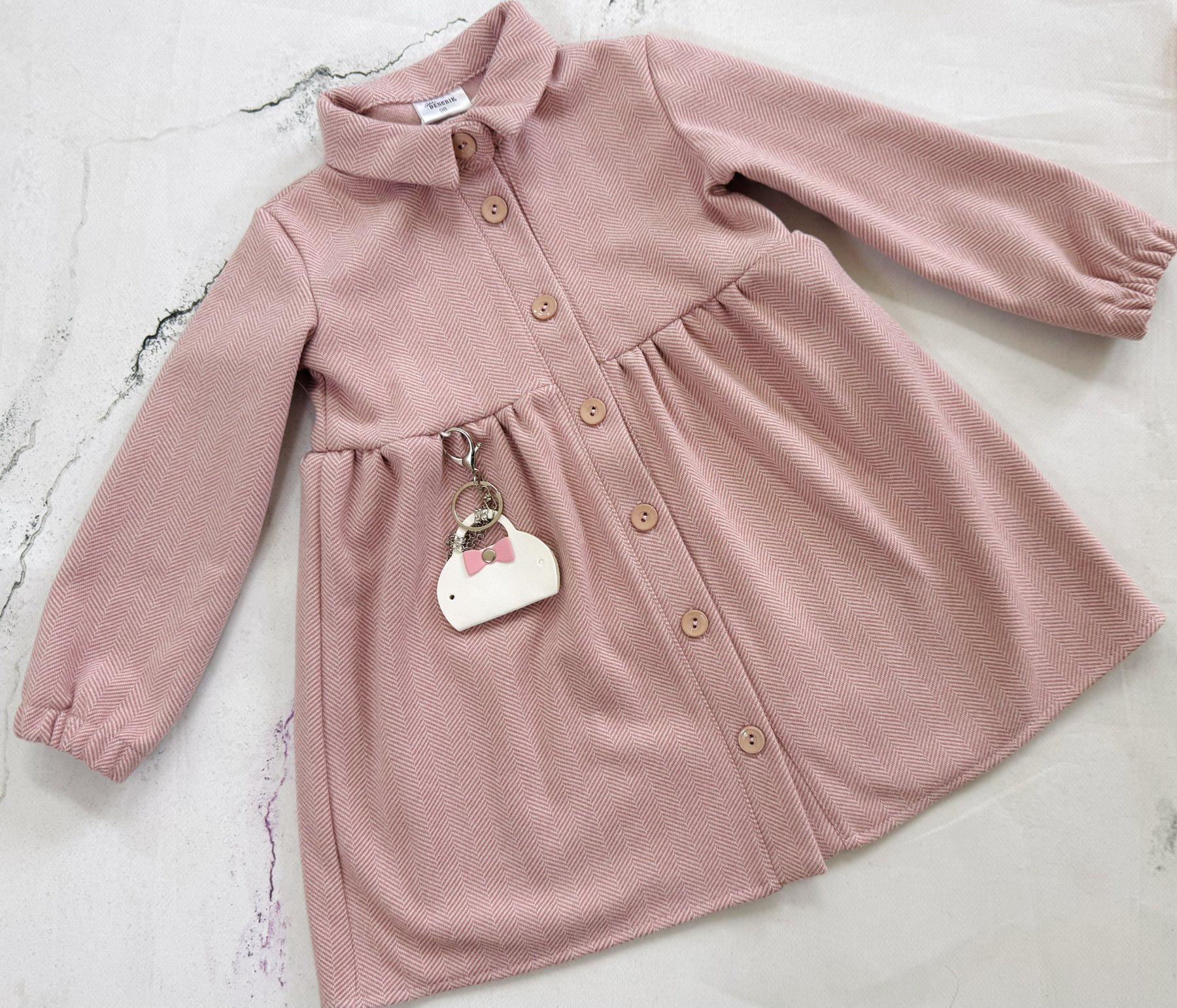 Плаття дитяче тепле 98 см Рожевий (D-7297-98р) - фото 3 Плаття дитяче тепле 98 см Рожевий (D-7297-98р) - фото 3