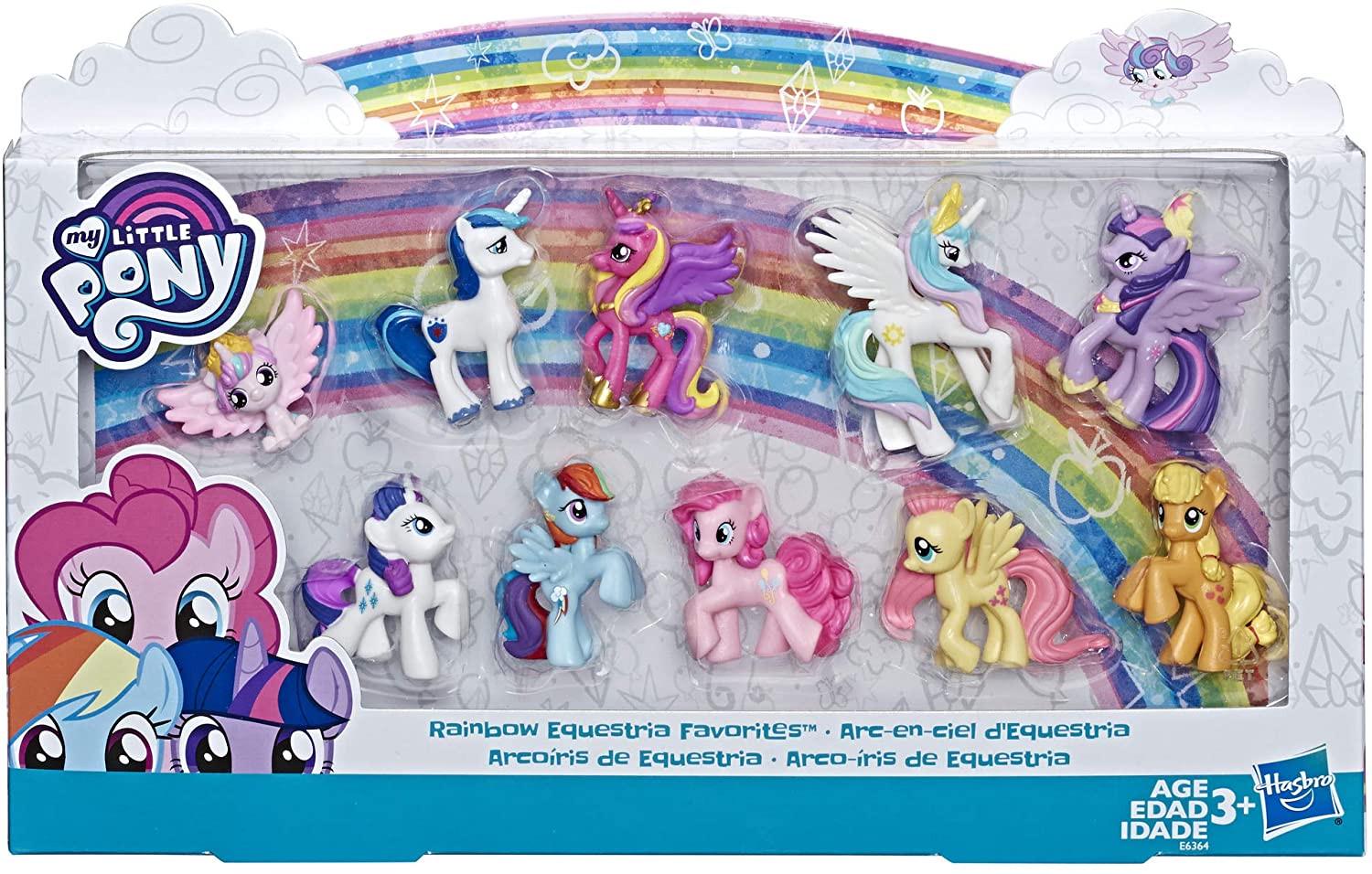 Игровой набор My Little Pony Rainbow Equestria Favorites 10 пони