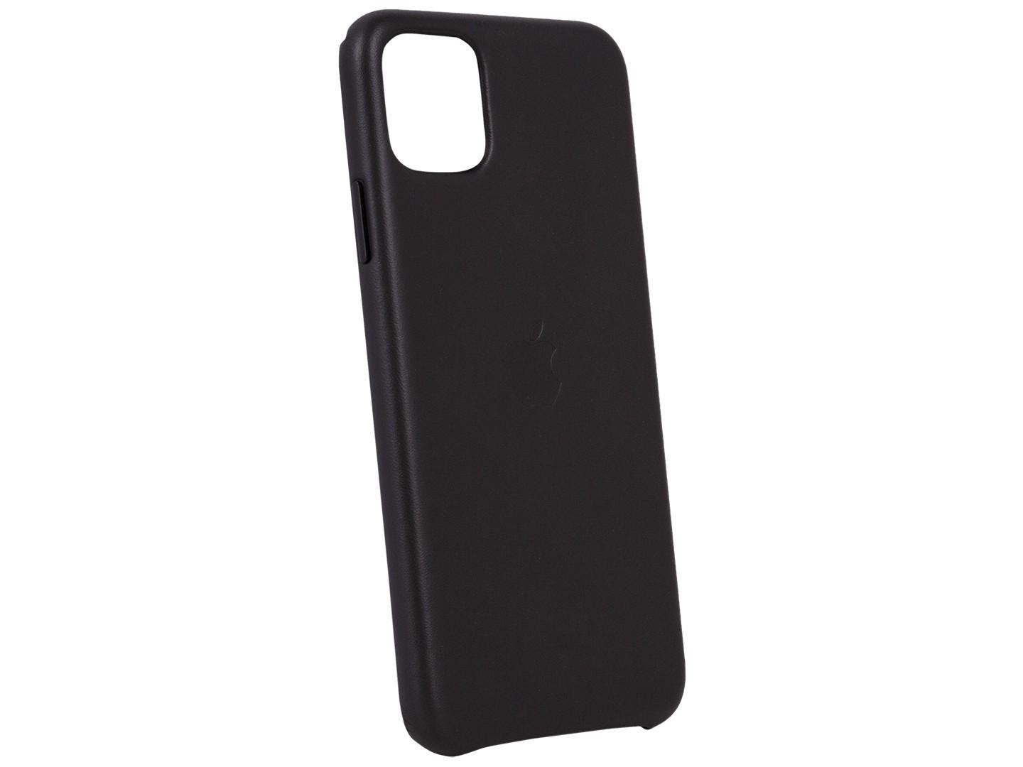 Чохол накладка шкіряний Leather Case MX0E2ZM/A для Apple Iphone 11 Pro Max (6.5") Black - фото 5