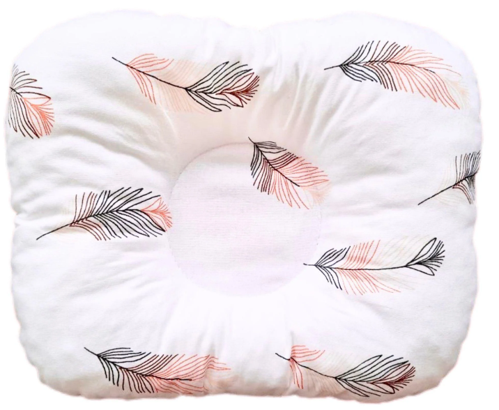 Подушка ортопедическая для новорожденных №12 Перья Розовый (142492) Подушка ортопедическая для новорожденных №12 Перья Розовый (142492)
