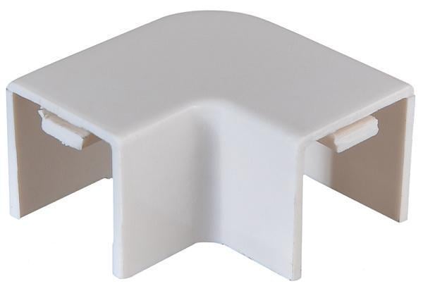 Угол плоский АСКО-УКРЕМ для короба 20x10 мм ПВХ Белый (A0070040033)