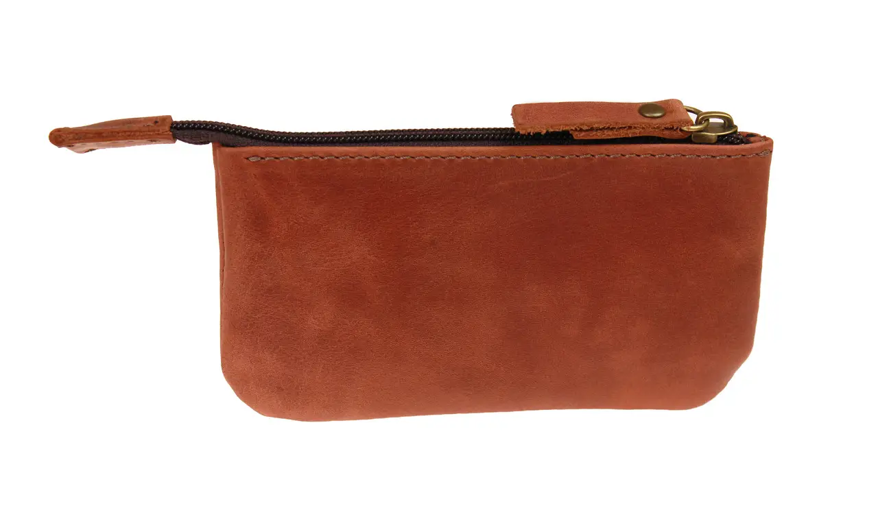 Ключница кожаная Freeskin Тип 1 14x7x1 см Светло-коричневый (81203) - фото 2