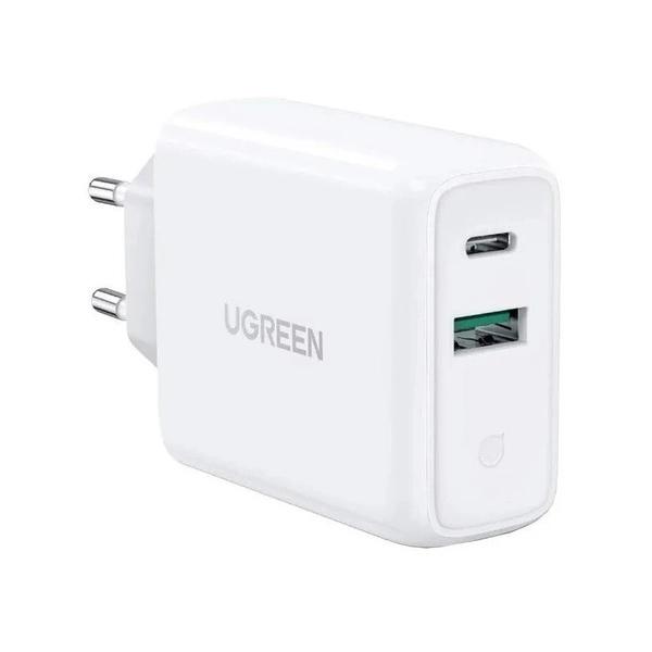 Зарядное устройство UGREEN CD170 38W USB-C/USB-A PD QC EU White (UGR-60468)