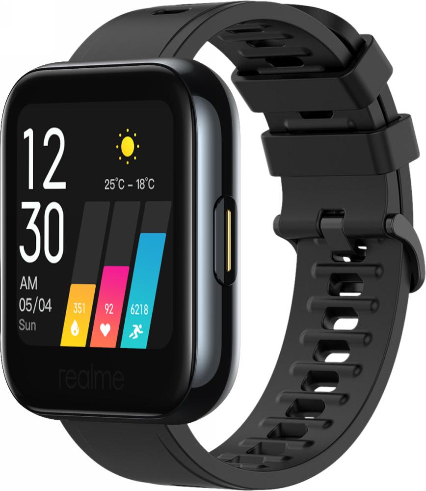 Ремешок Convex для Realme Watch Black 20 мм (18473)