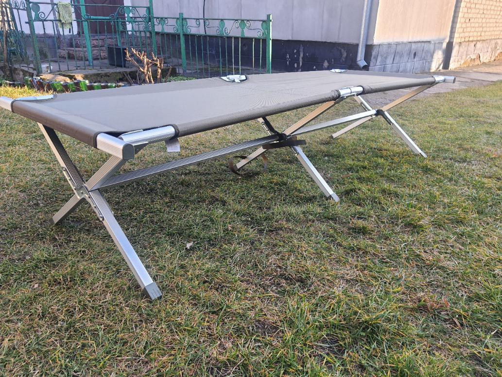 Раскладушка армейская усиленная Mil-Tec US Style 120 195x65 см кг Olive (14403001) - фото 5 Раскладушка армейская усиленная Mil-Tec US Style 120 195x65 см кг Olive (14403001) - фото 5