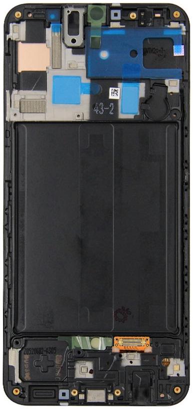 Дисплей и сенсор с передней панелью для Samsung Galaxy A50 A505 2019 OLED Black