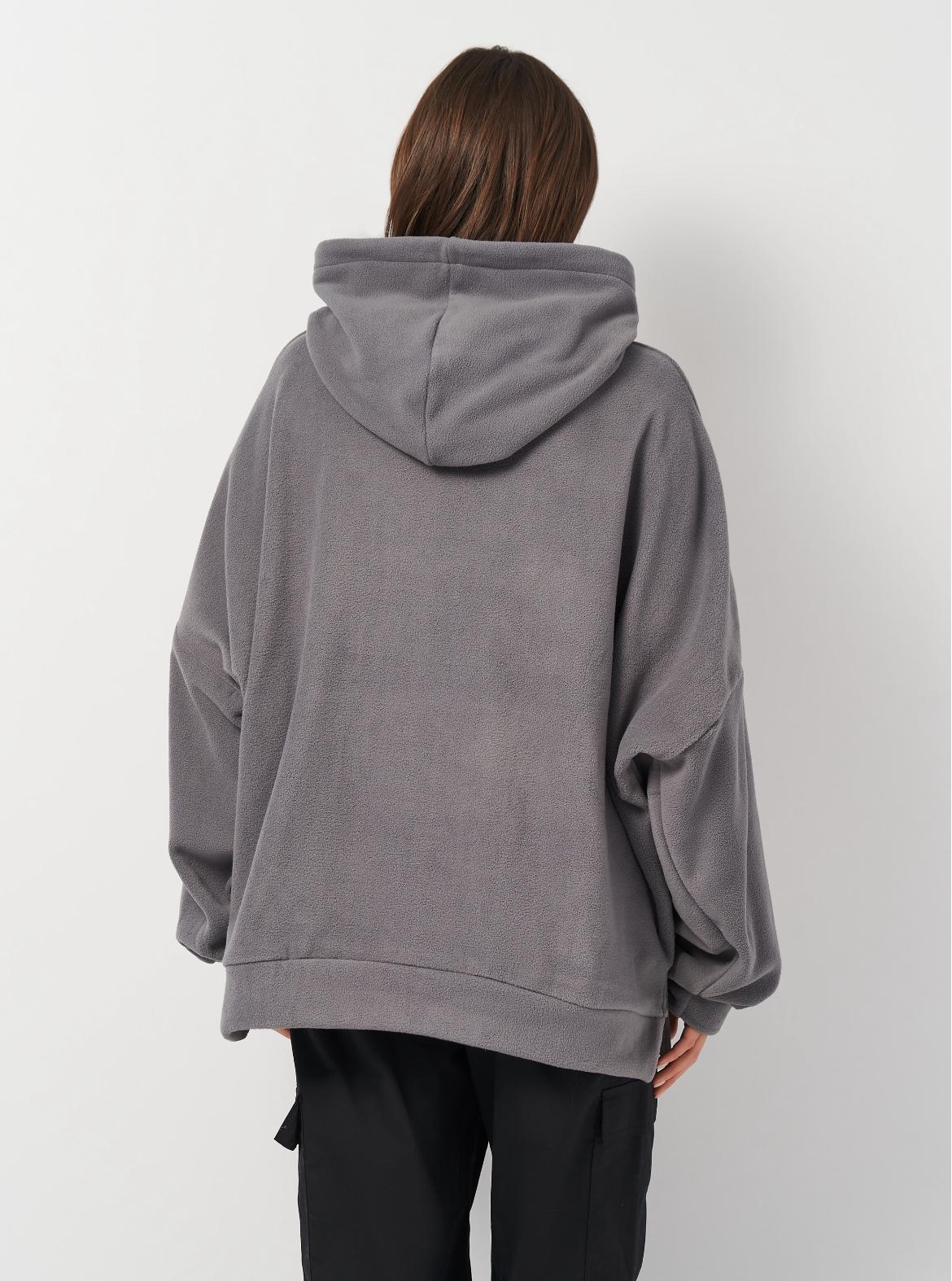 Толстовка на флисе Купер женская р. 46 Серый (2119329532) - фото 3 Толстовка на флисе Купер женская р. 46 Серый (2119329532) - фото 3