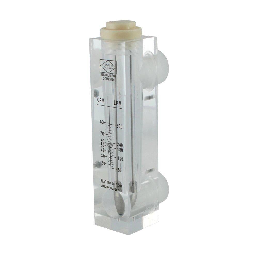 Ротаметр панельного типа Raifil FM 20-80 GPM 1" 1/2" LPM 60-300 л/мин (66778802259)