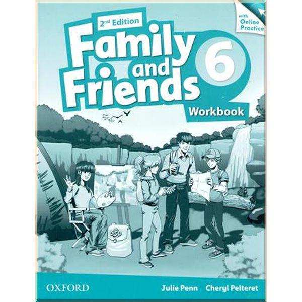 Рабочая тетрадь Family and Friends 2nd Edition 6 Workbook