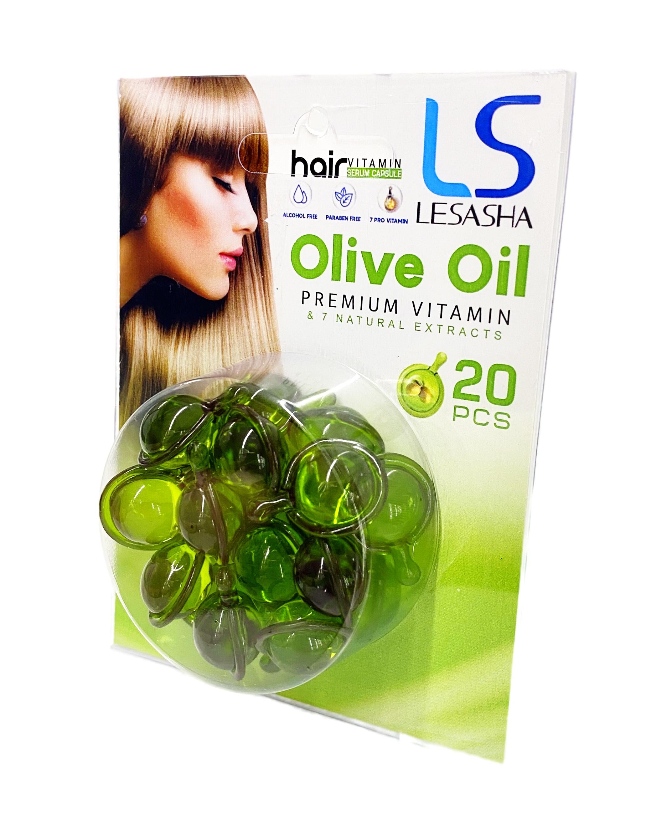 Капсулы для волос Lesasha Hair Serum Vitamin с оливковым маслом 20 шт. (88890)