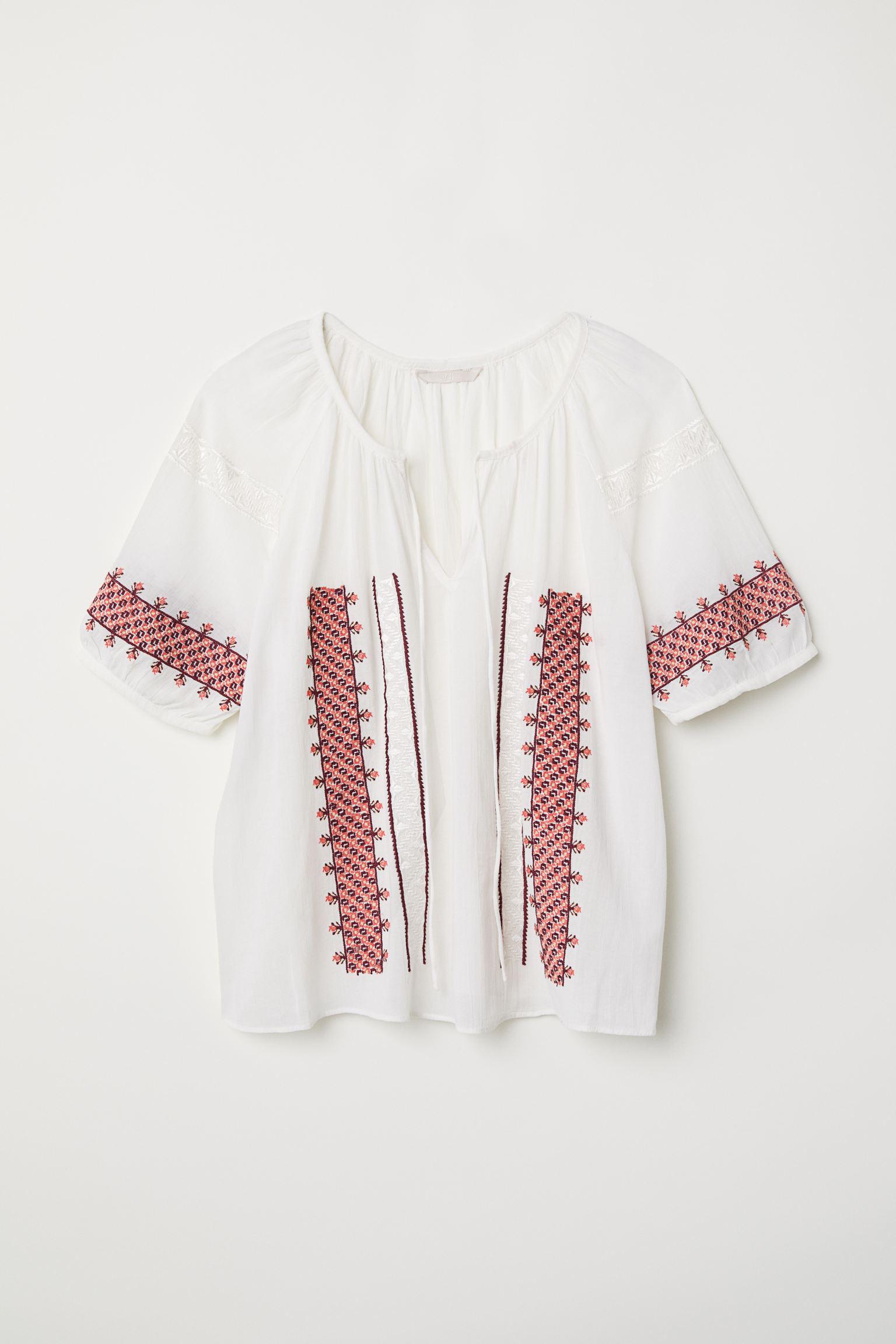 Блуза H&M р. 34 Белый (25126681358)