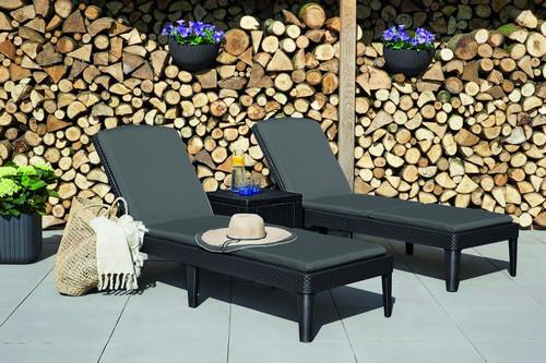 Шезлонг-лежак откидной Keter Jaipur Sun lounger 187,5x58,2x29 см (CNT00012548) - фото 2 Шезлонг-лежак откидной Keter Jaipur Sun lounger 187,5x58,2x29 см (CNT00012548) - фото 2