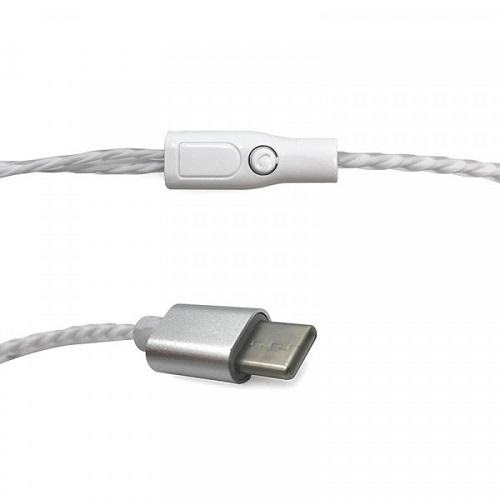 Навушники з мікрофоном Media-Tech MT3600W Magicsound USB-C 110 дБ White (568793) - фото 3