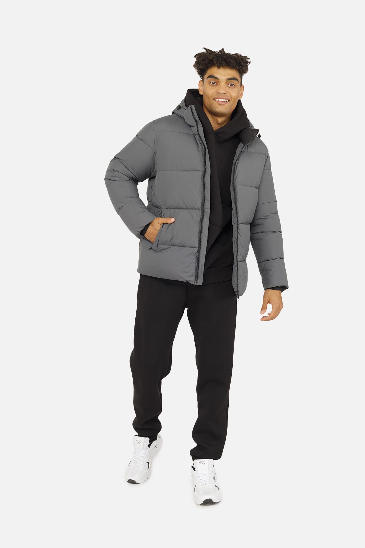 Куртка чоловіча зимова ЦБ-00254602 р. 54 Графіт (28421959)