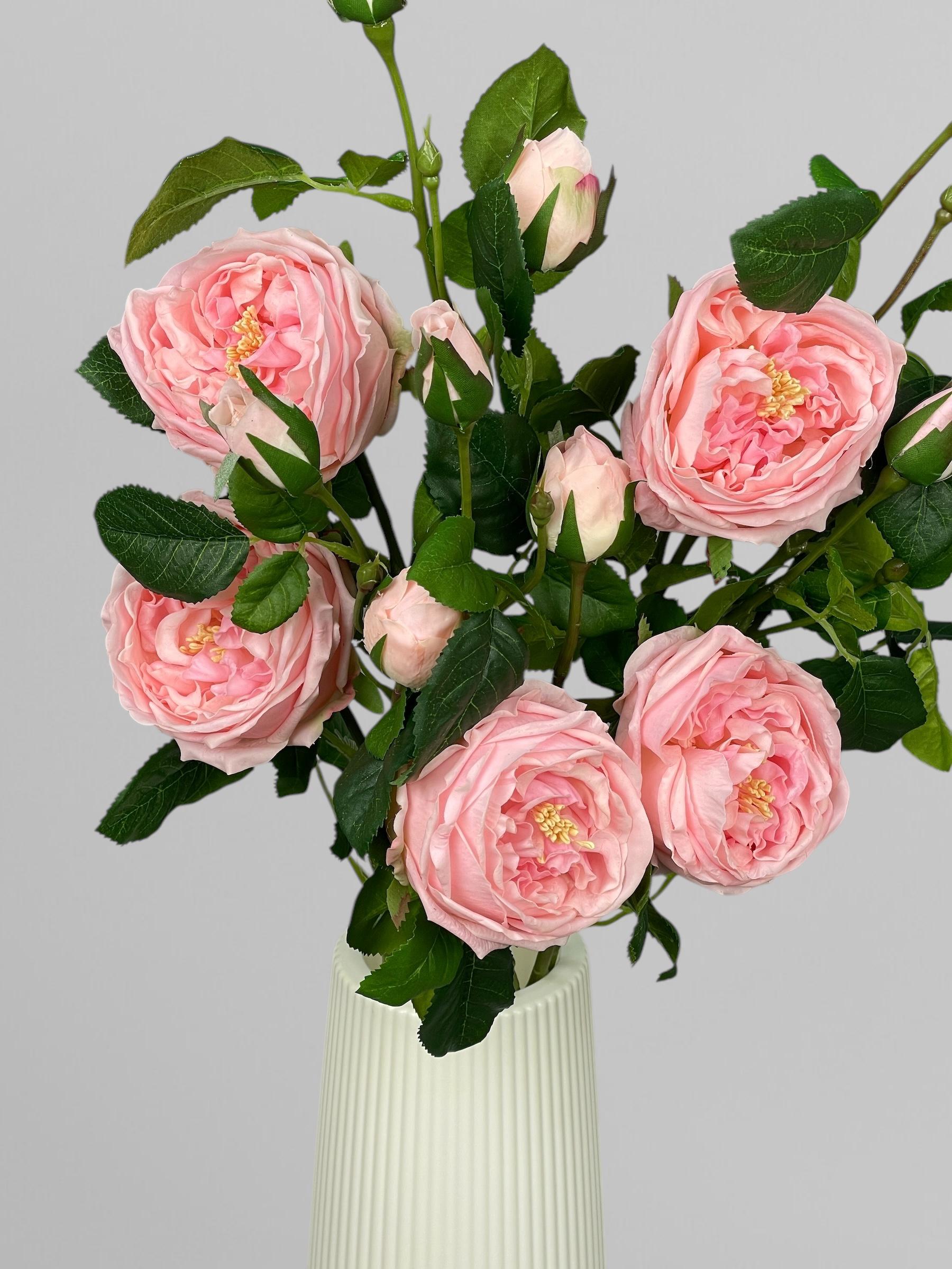 Искусственная английская роза Дэвида Остина 72 см Розовый (К02036) - фото 4 Искусственная английская роза Дэвида Остина 72 см Розовый (К02036) - фото 4