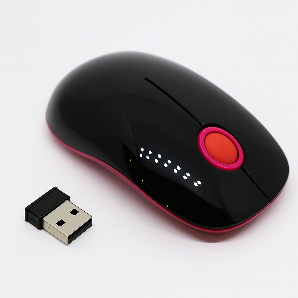 Мышь бспроводная G 217 USB оптическая до 10 м Black Rose (531192)