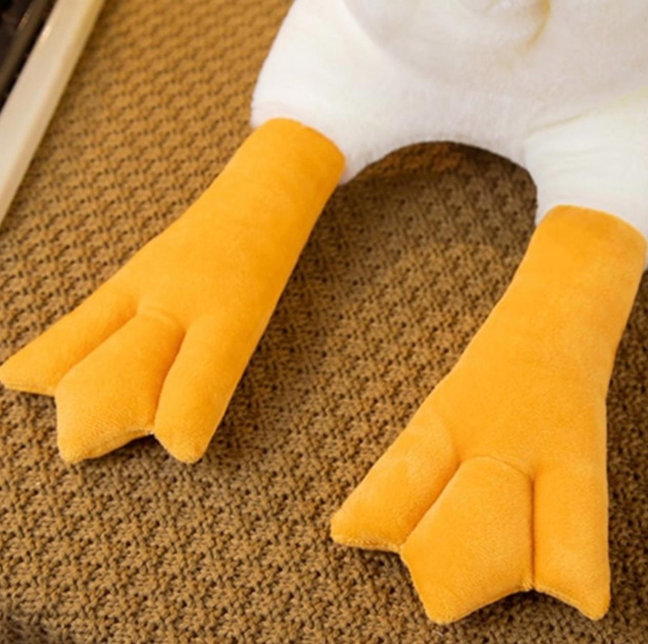 М'яка іграшка-обіймашка Гусак 110 см Білий (23116769) - фото 4 М'яка іграшка-обіймашка Гусак 110 см Білий (23116769) - фото 4