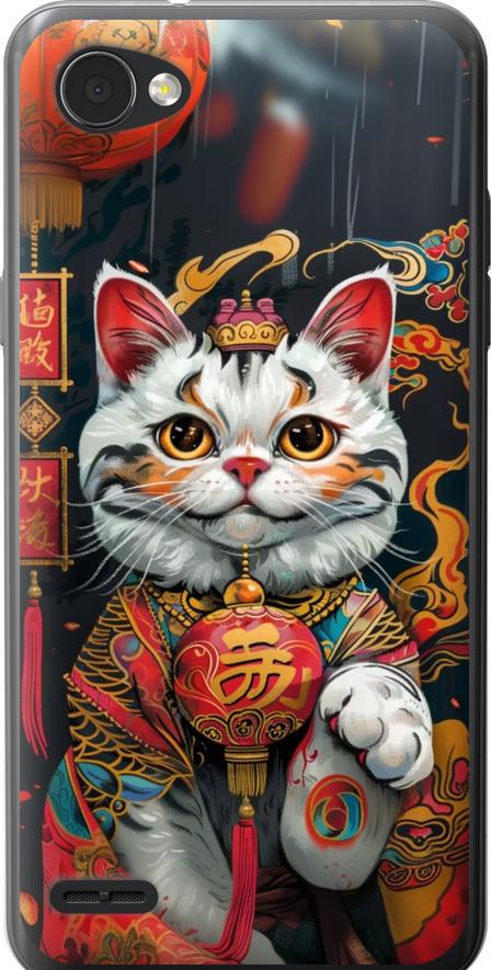 Чехол на LG Q6 China Cat v2 (6135u-1094-42517)