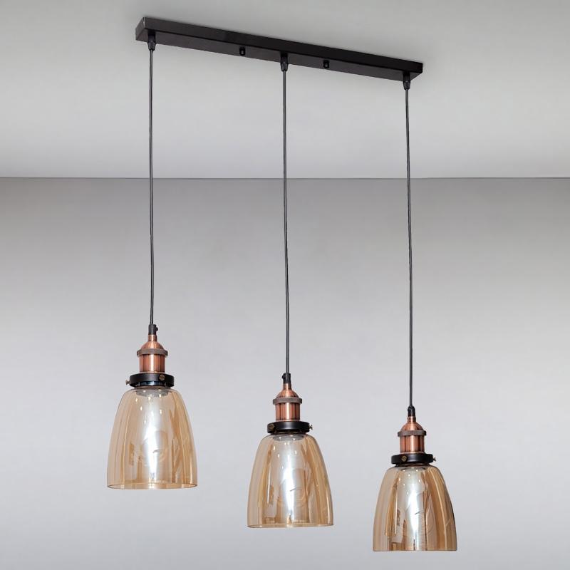 Люстра підвісна Light House LS-15169-3 500 Коричневий