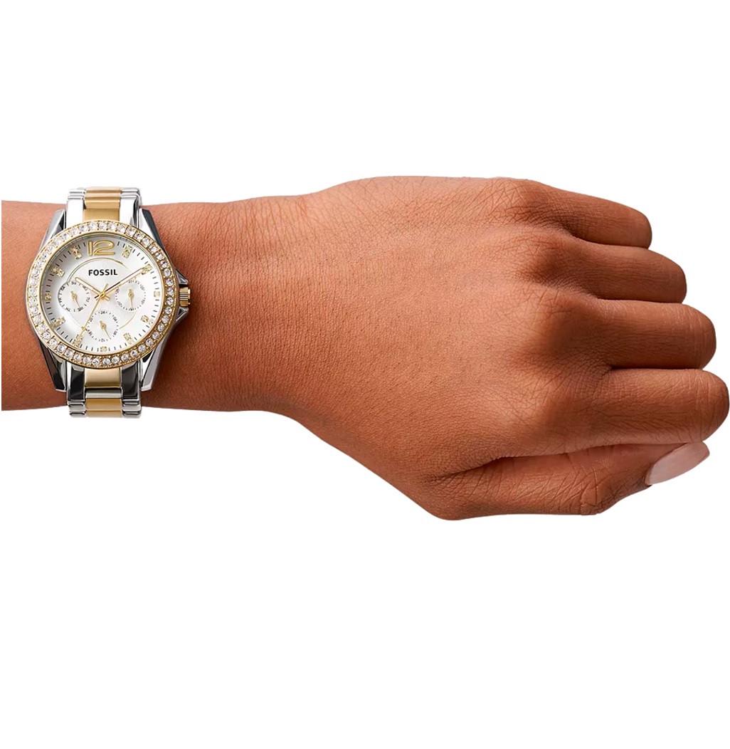 Наручные часы женские Fossil Riley ES3204 38 мм (27769476) - фото 4 Наручные часы женские Fossil Riley ES3204 38 мм (27769476) - фото 4