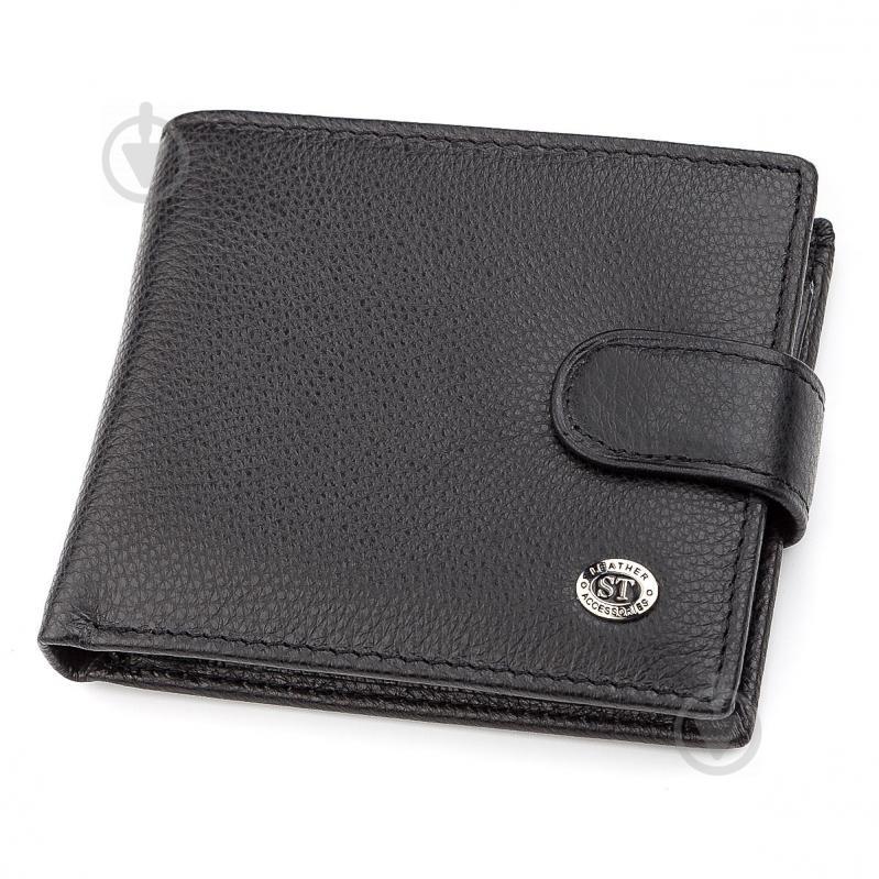 Мужской кошелек ST Leather ST103 кожаный Черный (18311)