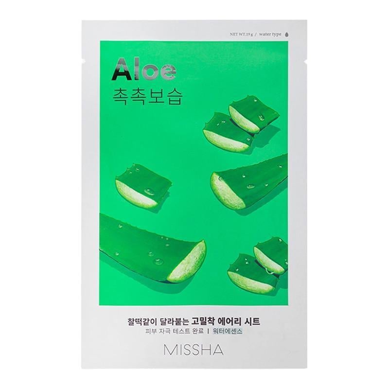 Маска тканевая MISSHA Airy Fit Sheet Aloe с экстрактом алоэ 1 шт. (2831917424)