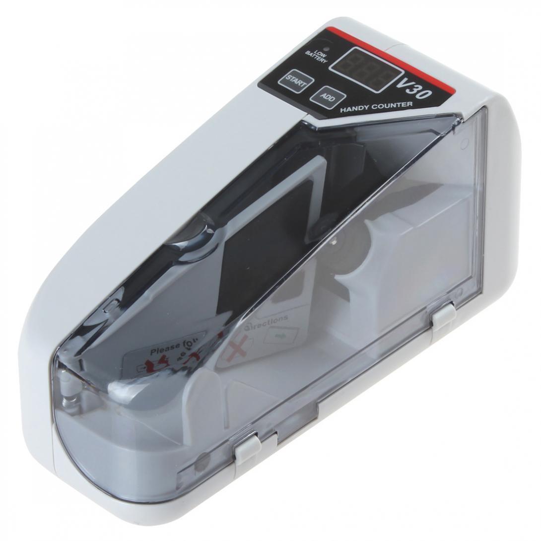 Счетчик банкнот Alitek V30 Professional портативный на батарейках и от сети (620061) Счетчик банкнот Alitek V30 Professional портативный на батарейках и от сети (620061)