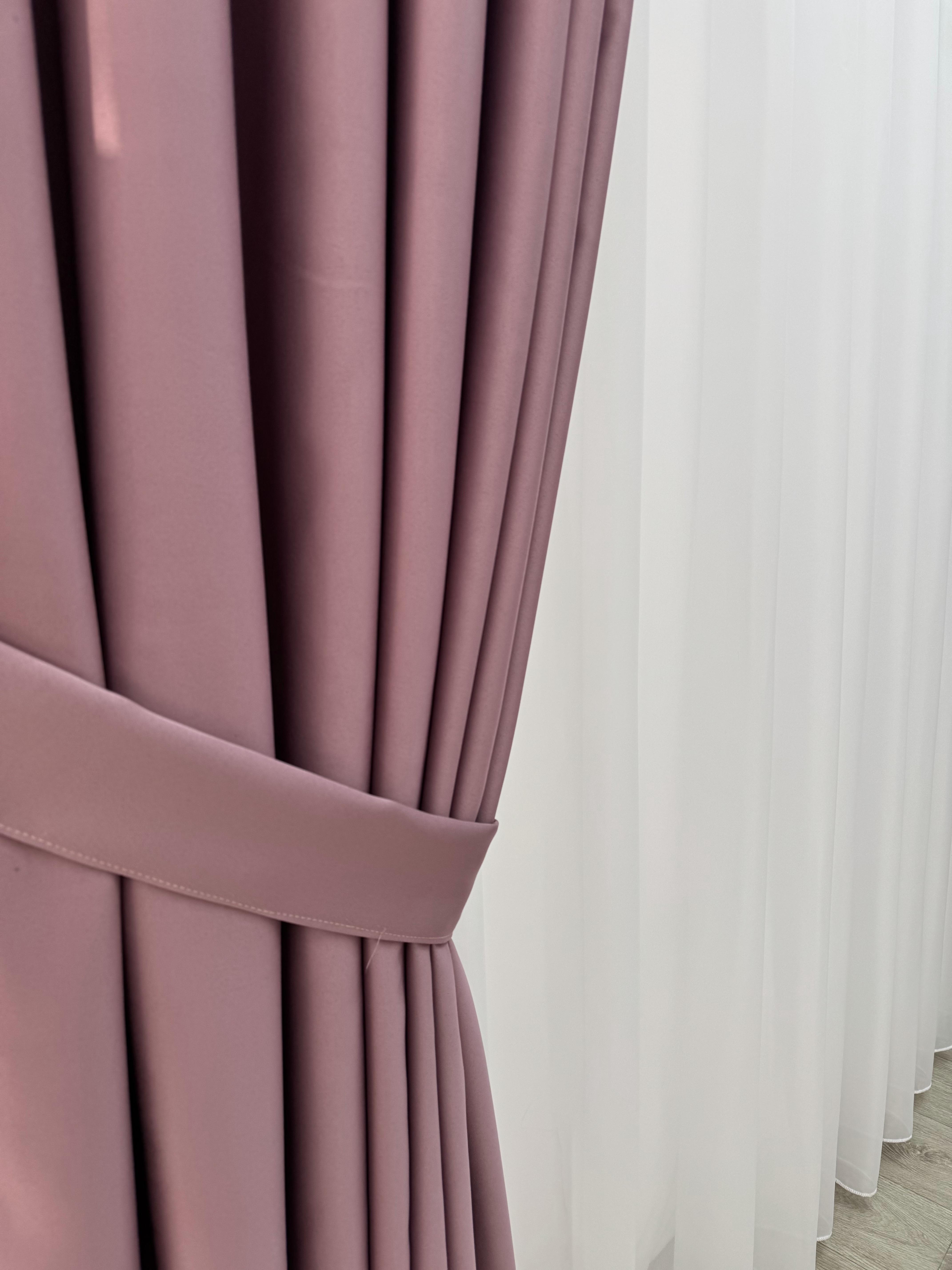 Штора блекаут на тасьмі 6 см 150х270 см Лавандовий (11916987) - фото 10 Штора блекаут на тасьмі 6 см 150х270 см Лавандовий (11916987) - фото 10