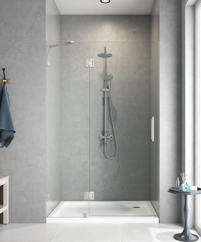 Душевая дверь в нишу KOER SR SD04-120x200-TR-01 прозрачное стекло Easy Clean 10 мм Хром (KR5387) - фото 6 Душевая дверь в нишу KOER SR SD04-120x200-TR-01 прозрачное стекло Easy Clean 10 мм Хром (KR5387) - фото 6