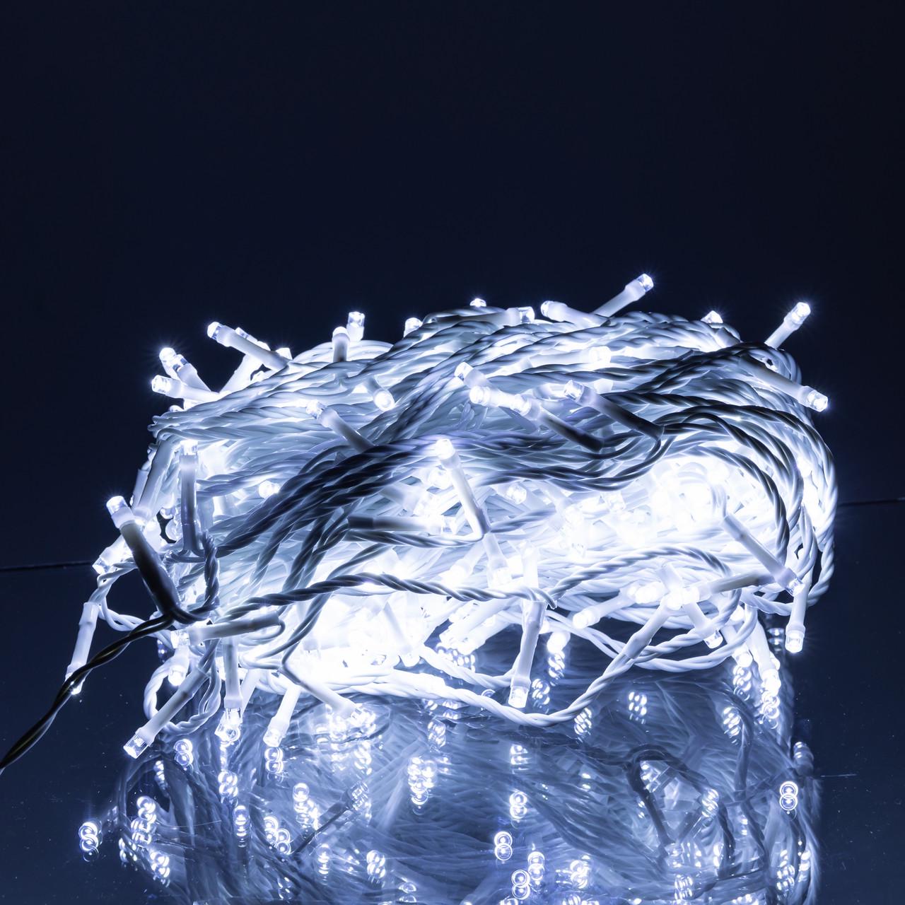 Гирлянда Нитка уличная 300 LED 30 м от сети Белый (CF300L30MWW)