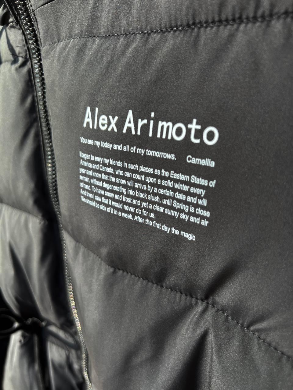 Куртка жіноча LADY YEP 9020 подовжена шнурок затяжка на талії напис на груді р. 44 Чорний (2803) - фото 4 Куртка жіноча LADY YEP 9020 подовжена шнурок затяжка на талії напис на груді р. 44 Чорний (2803) - фото 4