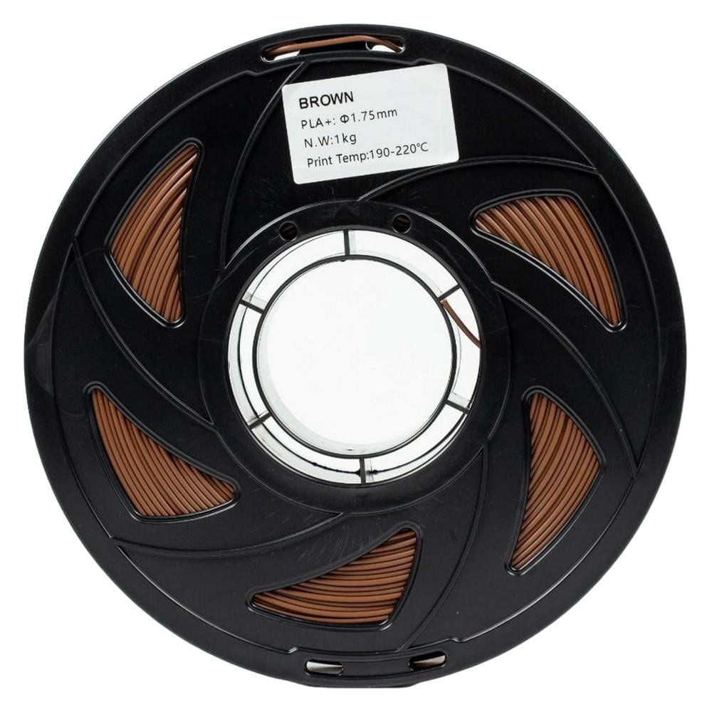 Пластик для 3D-принтера PLA PLUS 1,75 мм 1 кг Коричневый (UA3D329-Brown)