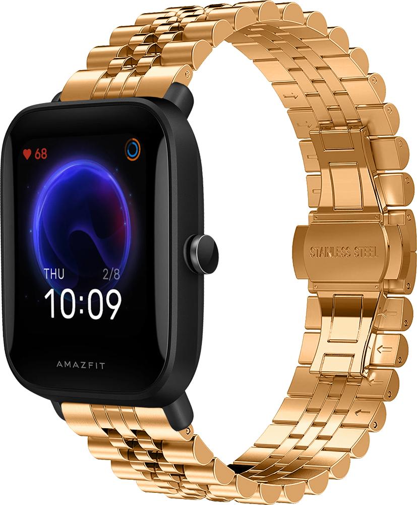 Браслет металлический Stech для Amazfit Bip U Pro Rose Gold (26972-27)