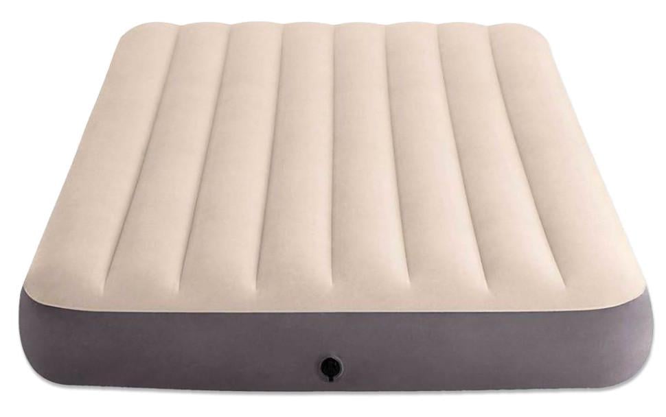Матрац надувний велюровий Intex 170 кг 191х137х25 см (64102 )