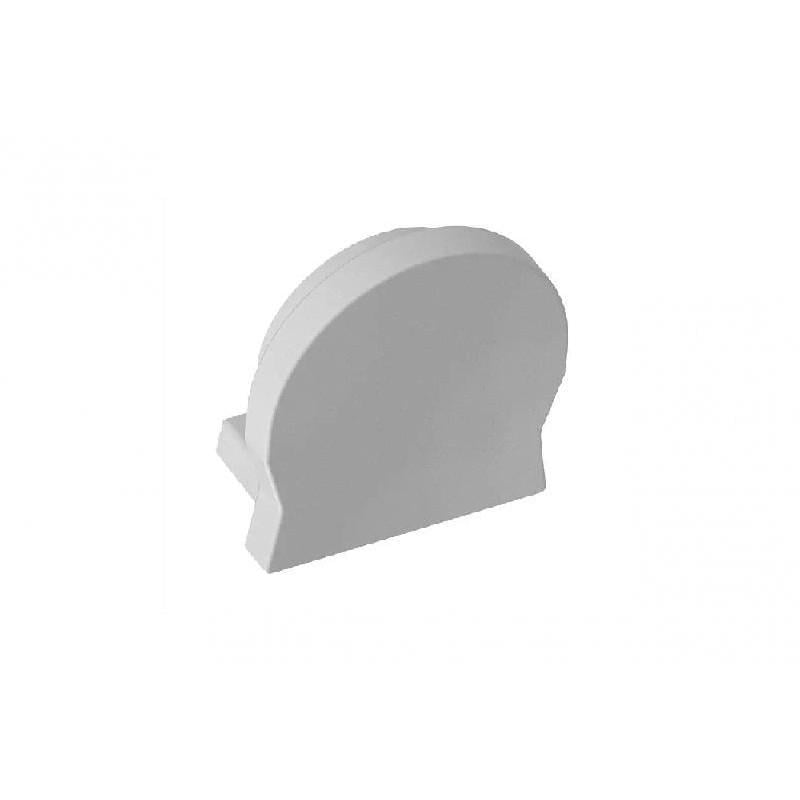 Комплект заглушок для накладного профілю GTV GLAX MINI кругла 10 шт. Сірий (PA-ZASGTV GLAXMNKO-00)