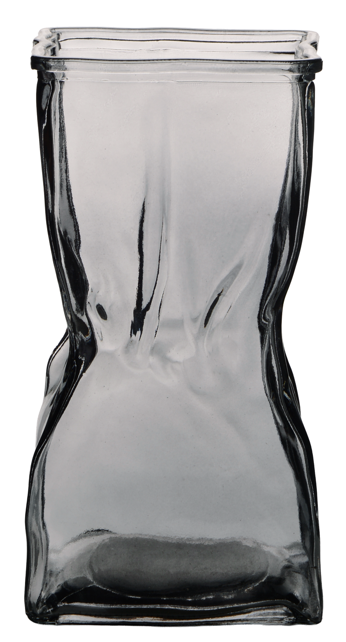 Ваза для цветов VIVA TRACY стеклянная 19,8 см Серый (A060169)