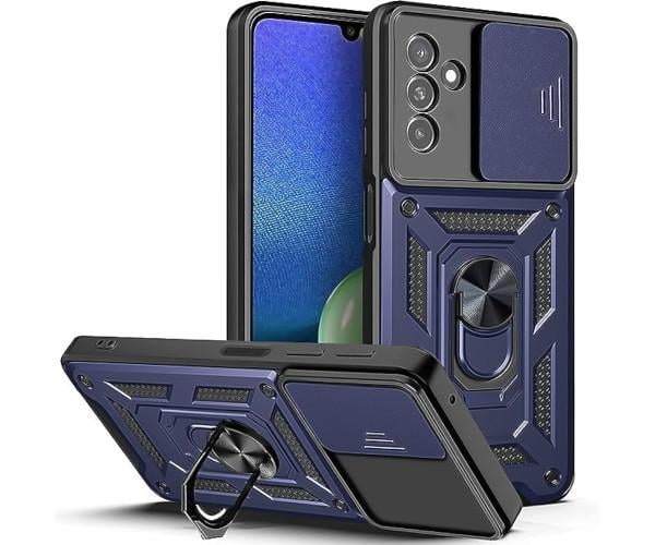 Чехол накладка Ricco Camera Sliding для Samsung Galaxy M34 5G Синий Чехол накладка Ricco Camera Sliding для Samsung Galaxy M34 5G Синий