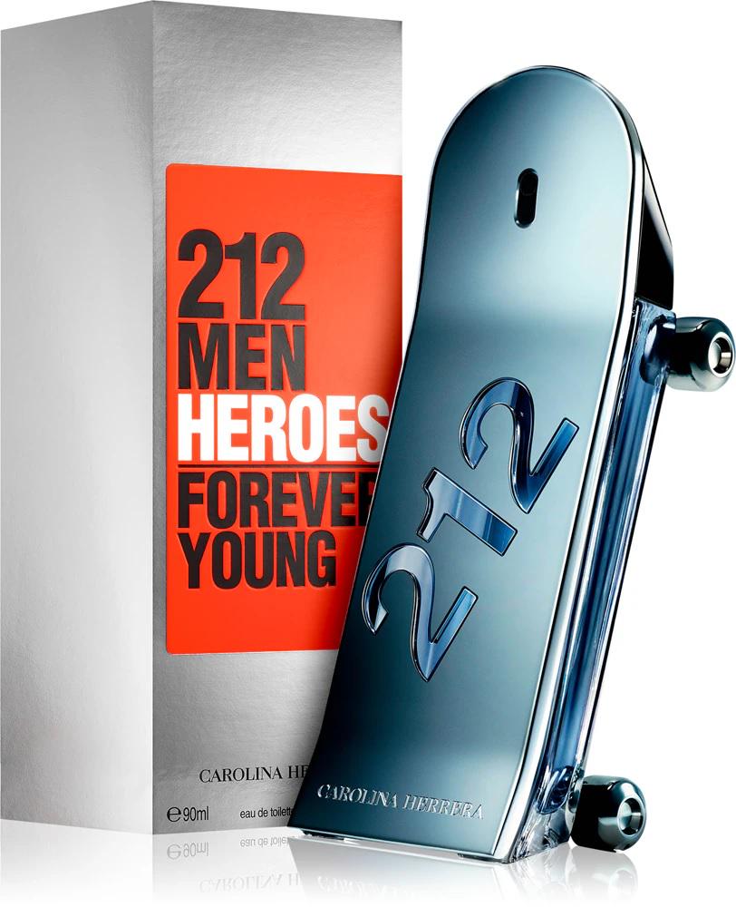 Туалетна вода для чоловіків Carolina Herrera 212 Men Heroes 90 мл (18779460) Туалетна вода для чоловіків Carolina Herrera 212 Men Heroes 90 мл (18779460)