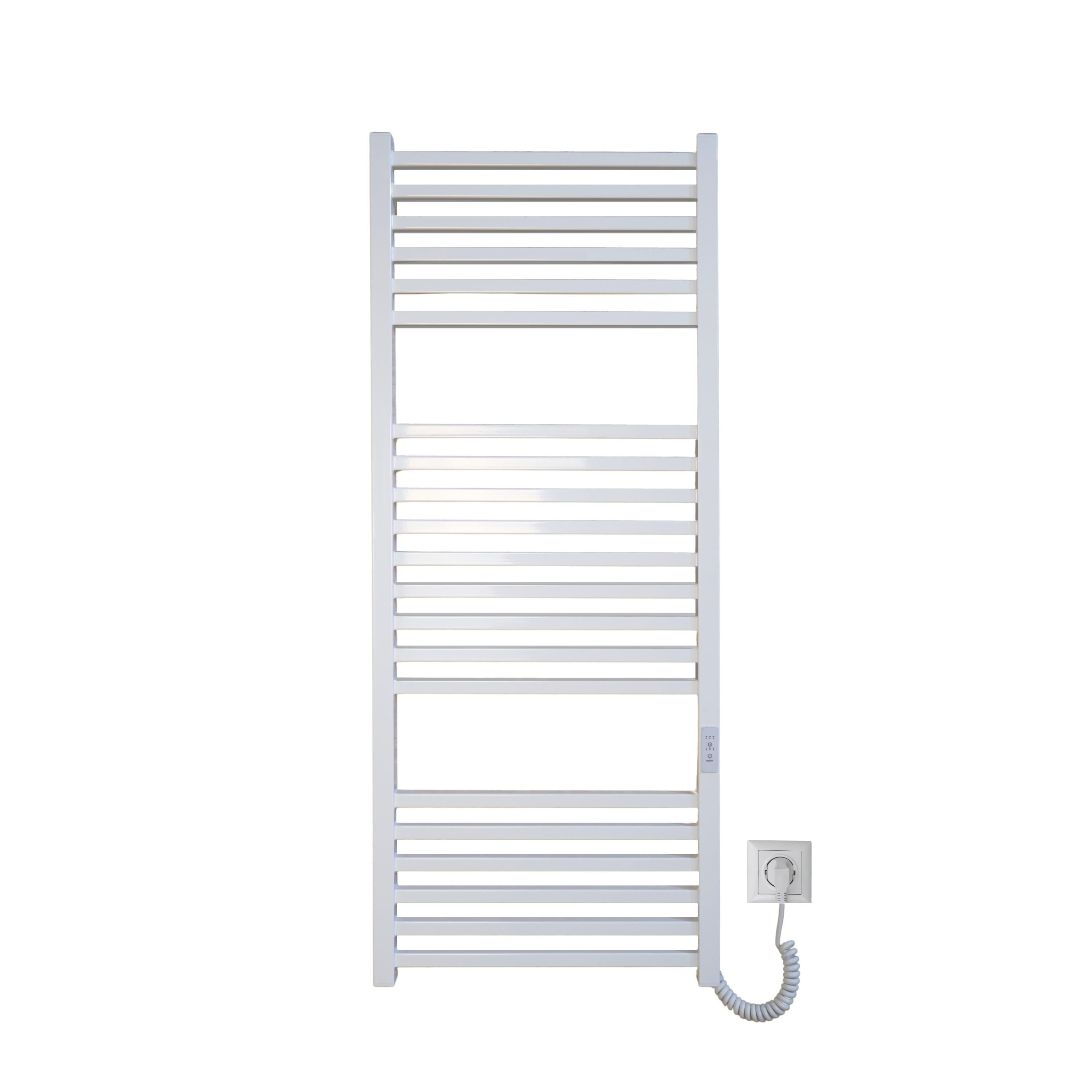 Полотенцесушитель электрический Carino Lorenzo с контроллером 1190x490 мм Белый глянец (L1949FWG)