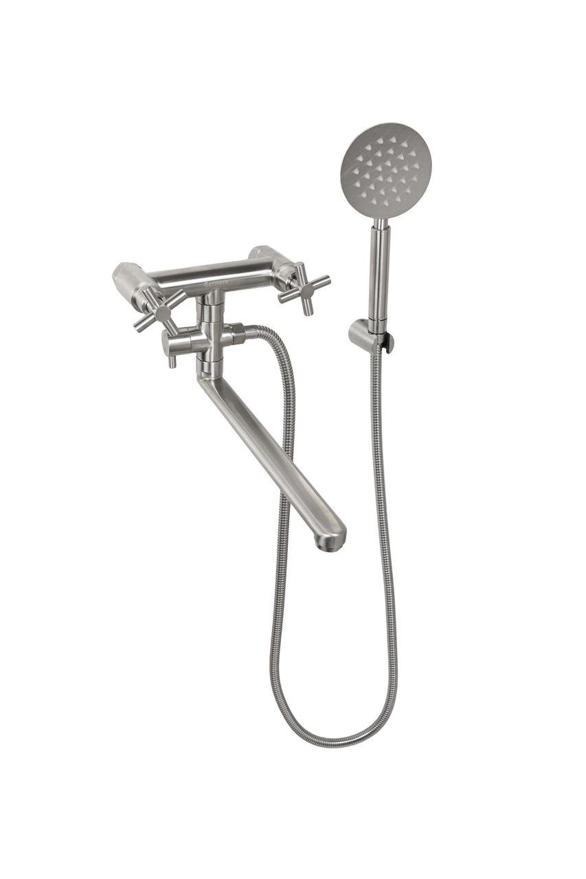 Смеситель на кран-буксах для ванной комнаты Germece (7044-1)