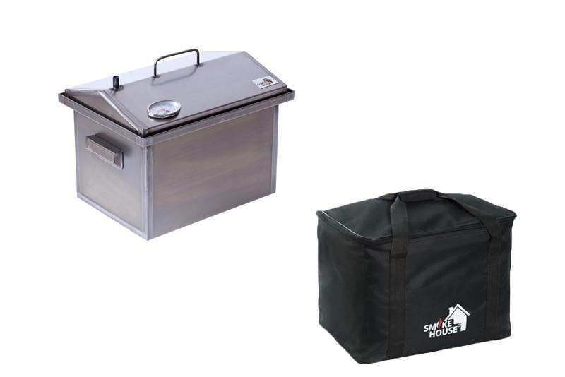 Коптильня горячего копчения Smoke House Ориджинал M с термометром и сумкой
