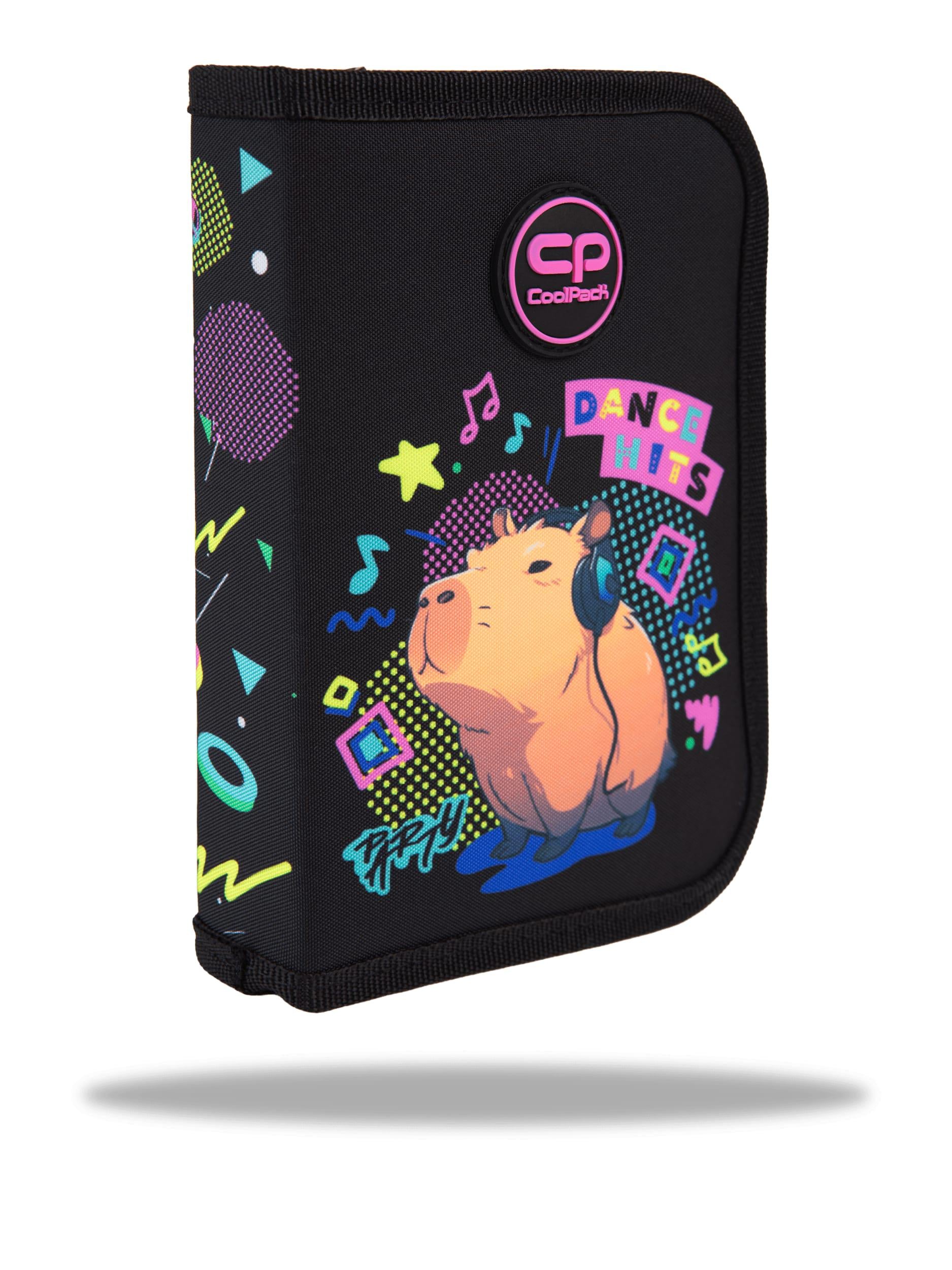 Пенал на молнии CoolPack CLIPPER CAPYBARA Music (F076961)