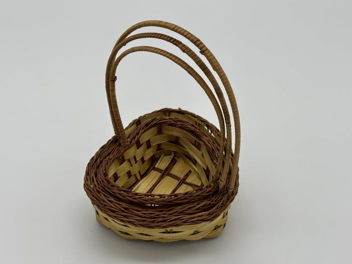 Набор корзин Сердце плетеных из лозы для флористики цветов и подарков 3 шт. (438596004) - фото 3 Набор корзин Сердце плетеных из лозы для флористики цветов и подарков 3 шт. (438596004) - фото 3